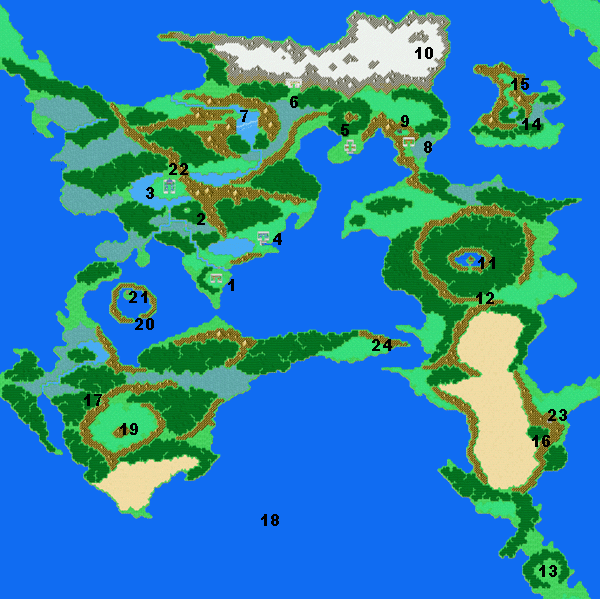 final fantasy ii gba map