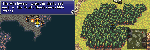 final fantasy vi dinosaur forest