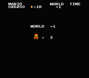 super Mario brothers minus world