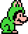 Super Mario 3 character frog mario