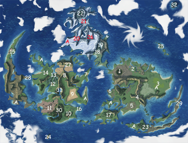 final fantasy vii world map.